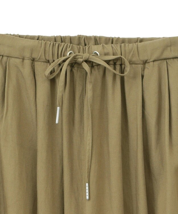 AMERICAN HOLIC 【接触冷感】リネンブレンドタックワイドパンツ Olive