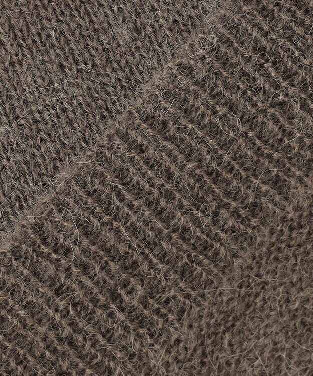 自由区 ポンチョニット ブラウン系