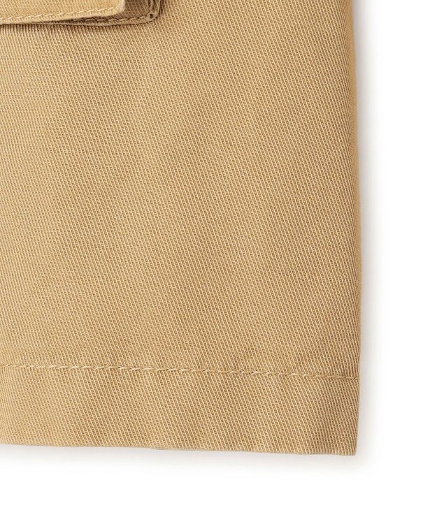 NAVE 【ReNAVE・セットアップ可/洗える】コットンリネンカルゼ ショートジャケット ベージュ系