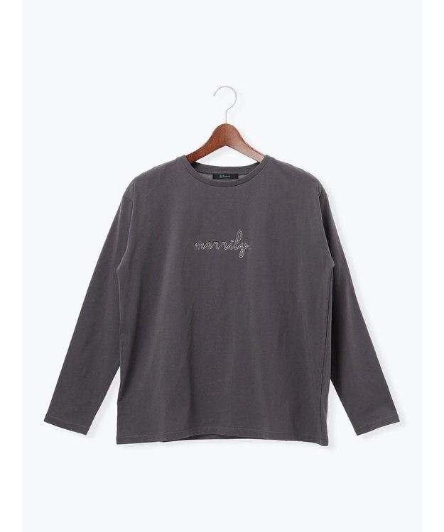 Te chichi 3DシャイニーロゴロンT《2026 spring catalog item》 チャコールグレー