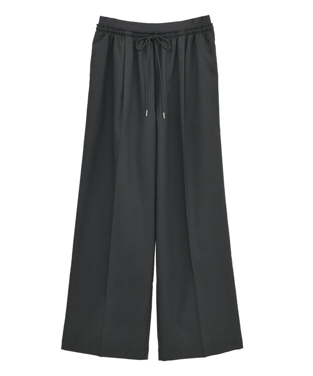 Green Parks ウエストレイヤードワイドパンツ Black