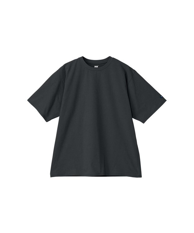 HELLY HANSEN 【ストレッチ・速乾・耐海水・耐塩素・UVカット】ショートスリーブ アンヒビアスティー ブラック