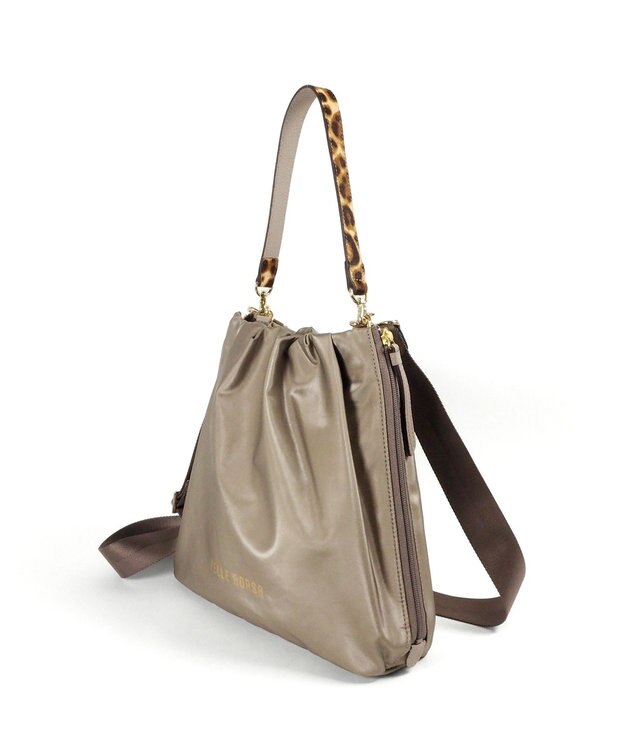 PELLE BORSA ミドルサイズショルダー W Face 4658 チアーズ トープ