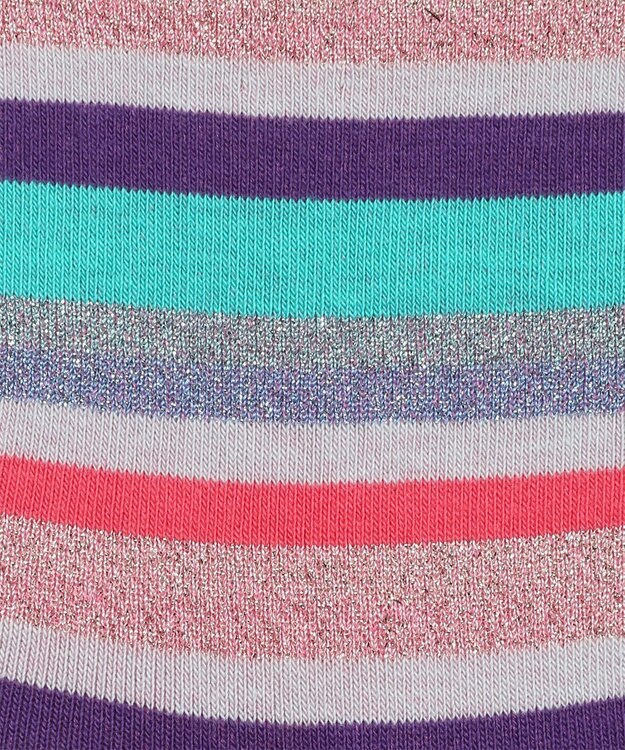 Paul Smith ラメボーダー ソックス ピンク
