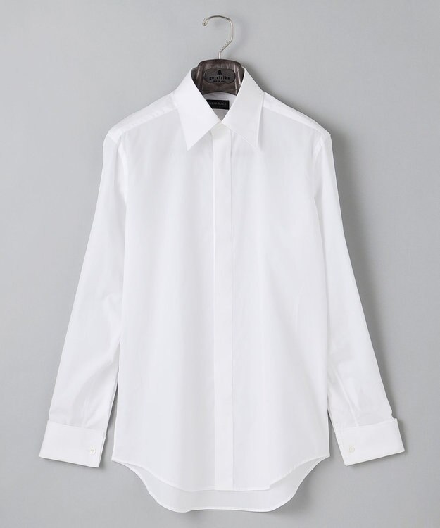 GOTAIRIKU 【WEAR BLACK】レギュラーカラー ダブルカフス ドレスシャツ ホワイト系
