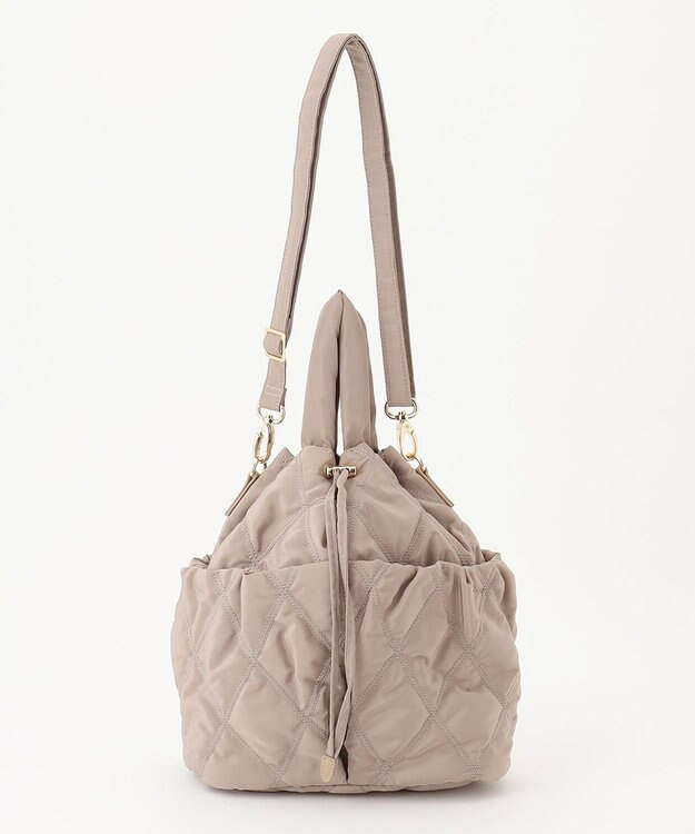 23区 キルティングショルダーバッグ ブラウン系