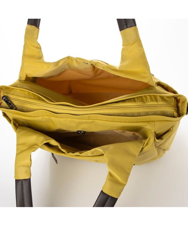 Y'SACCS 【Y’SACCS vous et】ラウンド2WAYトート マスタード