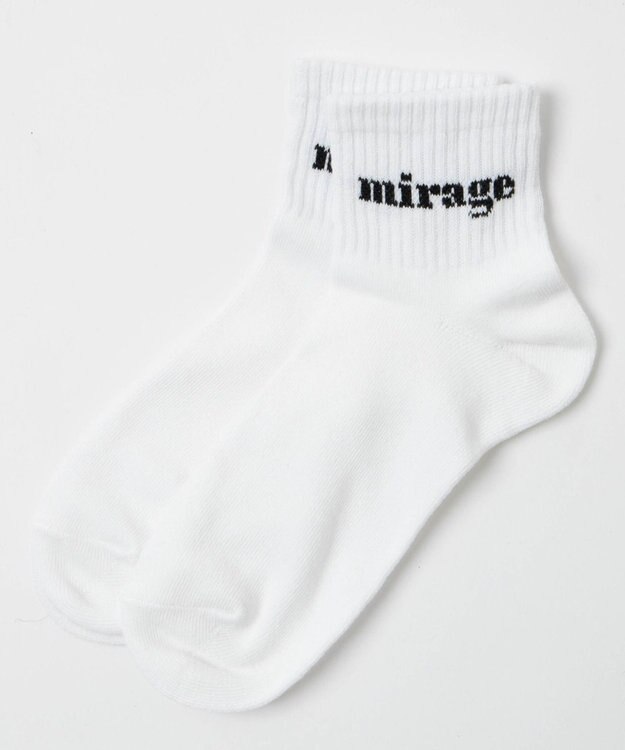 WEGO mirageアンクルソックス ホワイト