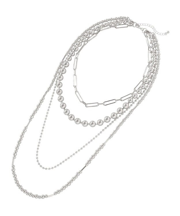 AMERICAN HOLIC 【3SET】マルチスタイルネックレス Silver