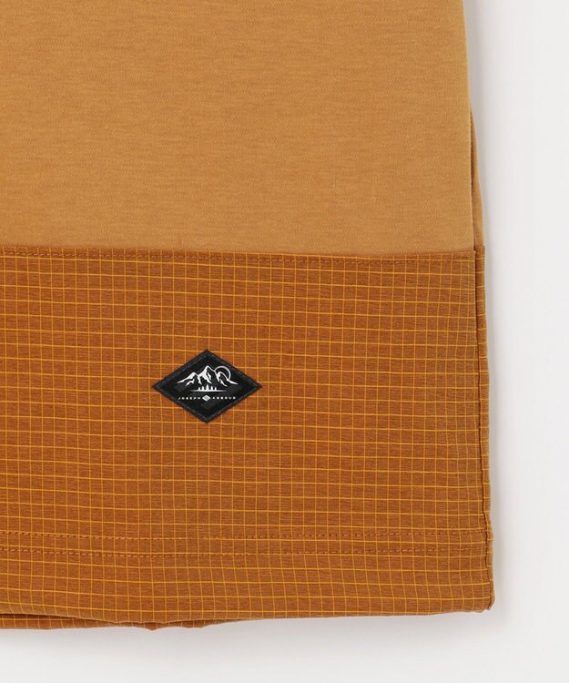 JOSEPH ABBOUD MOUNTAIN 【UNISEX】ASHA_OGリップコンビＴシャツ キャメル系