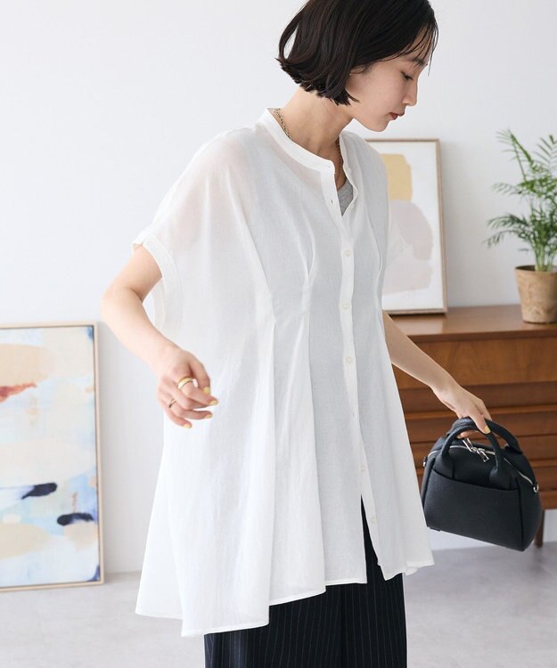 CRAFT STANDARD BOUTIQUE 【追加】ヴィンテージボイルタックチュニック White