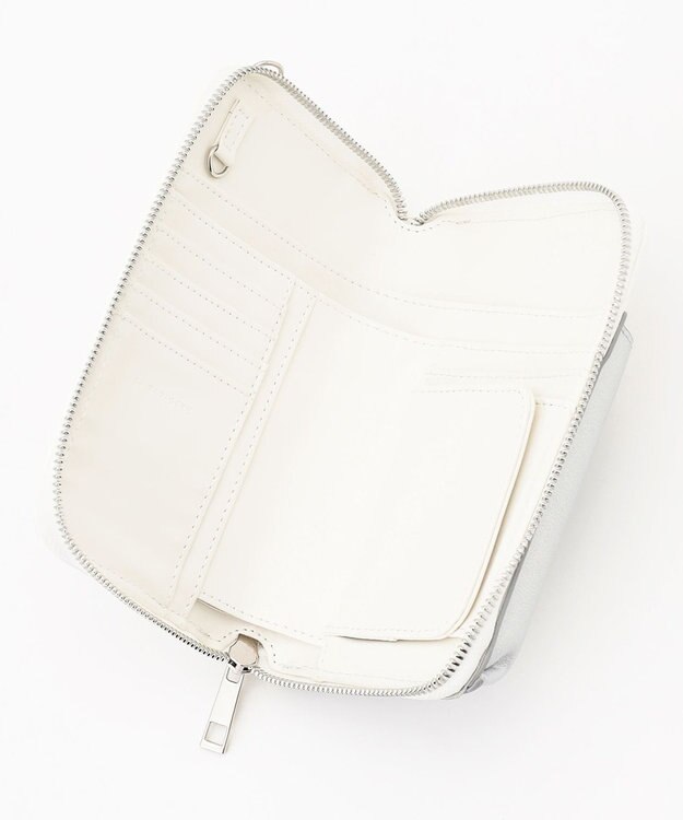 LA BAGAGERIE 【インスタグラマー Chiyoさん×LA BAGAGERIE】チェーンスマホショルダー ホワイト