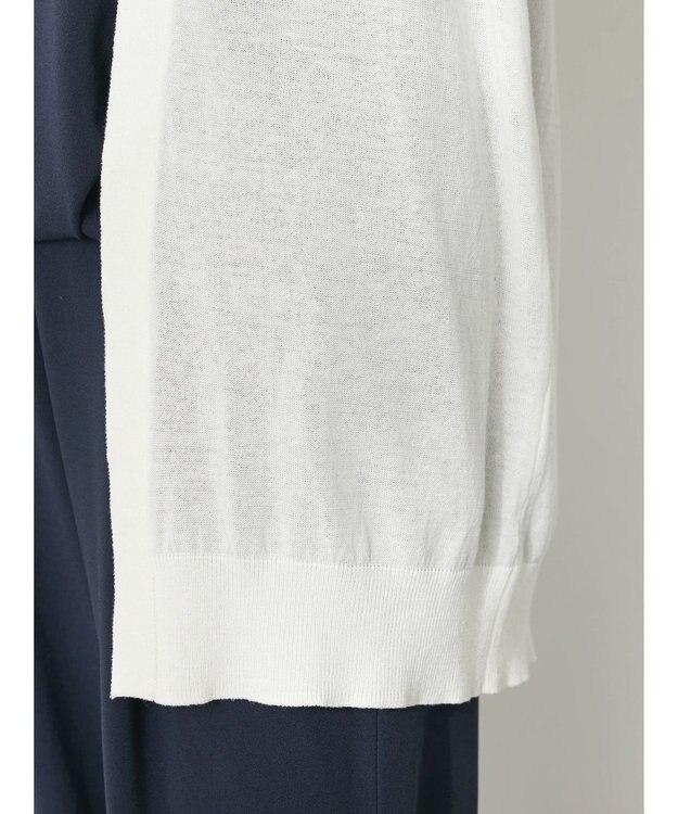 CRAFT STANDARD BOUTIQUE 強撚綿ニットカーディガン Ivory