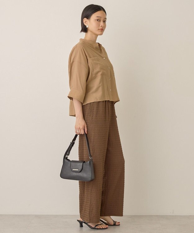 AMERICAN HOLIC シャーリングイージーパンツ Brown