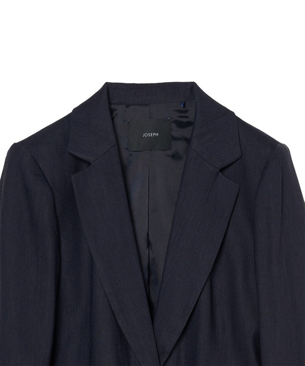 JOSEPH ストレッチリネン　ジャケット Navy