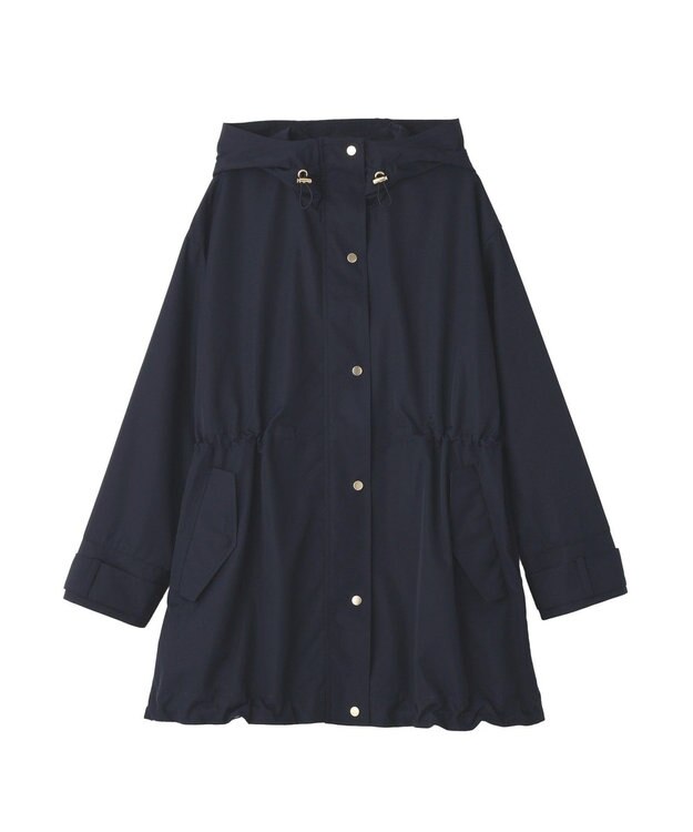 YECCA VECCA [撥水/花粉ガード]ミドル丈マウンテンパーカー Navy