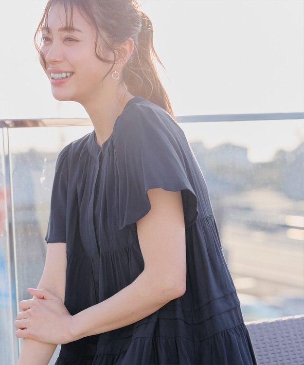 Tiaclasse 【金属アレルギー対応】ダブルリングピアス シルバー