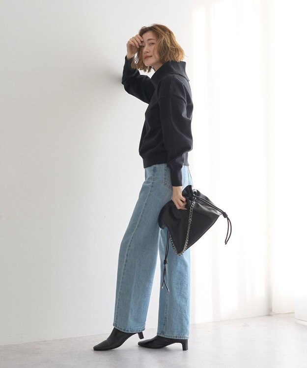 YECCA VECCA オフタートルネックニット Black