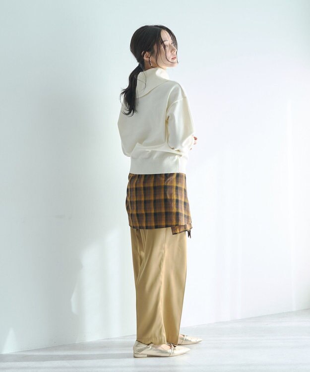 YECCA VECCA オフタートルネックニット Black