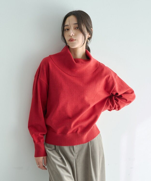 YECCA VECCA オフタートルネックニット Black