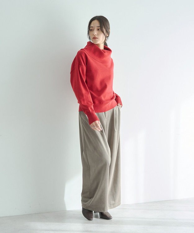 YECCA VECCA オフタートルネックニット Black