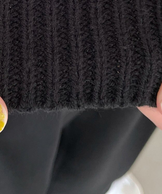 WEGO 2WAYリボンカーデ ブラックボーダー