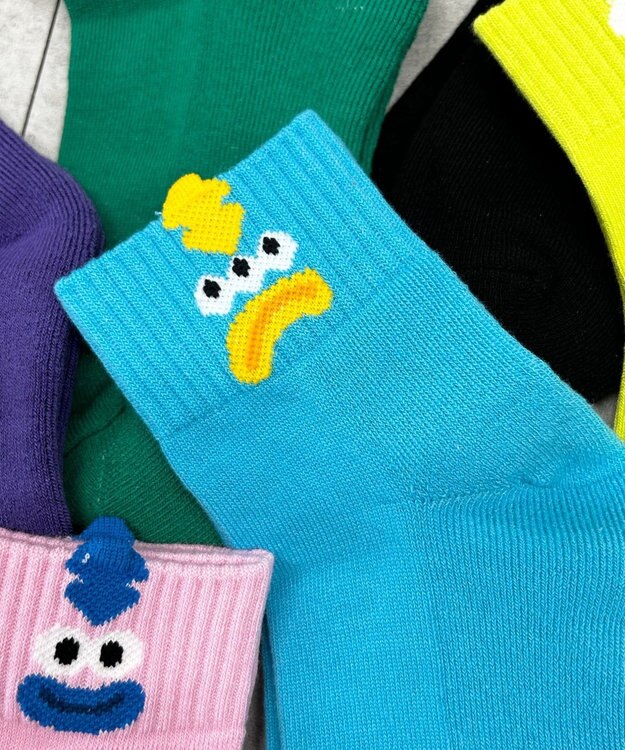 WEGO モンスターアンクルソックス サックス