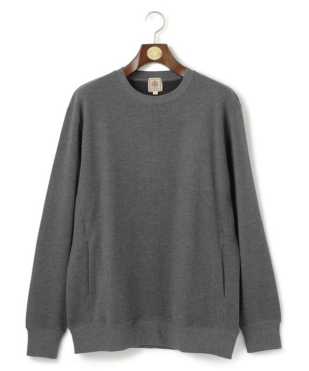 J.PRESS MEN 【J.PRESS PREMIUM JERSEY】クルーネック トレーナー グレー系