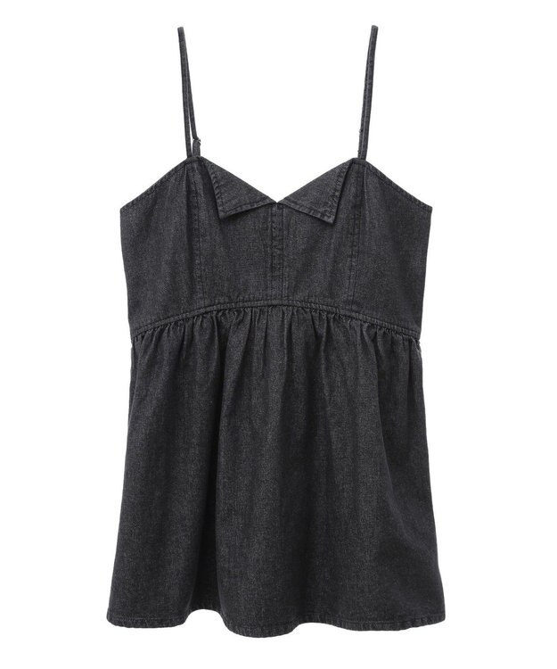 Green Parks ・ＳＵＧＡＲ　ＳＰＯＯＮ　デニムキャミチュニック Black