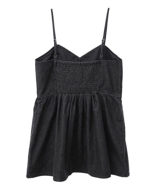 Green Parks ・ＳＵＧＡＲ　ＳＰＯＯＮ　デニムキャミチュニック Black