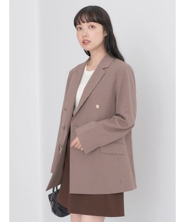 earth music&ecology テーラードジャケット Check
