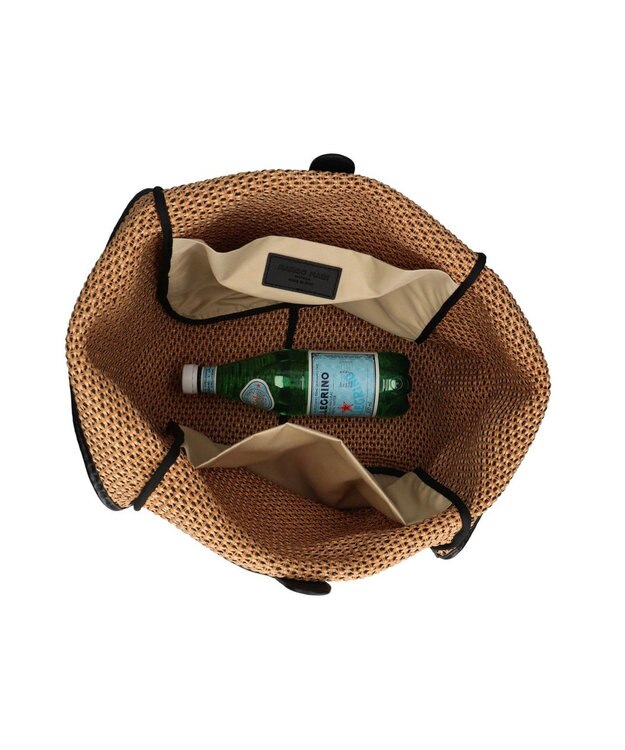 INTER-CHAUSSURES 【MARCO MASI】ナチュラルサマー・ソフトトート ブラックコンビ