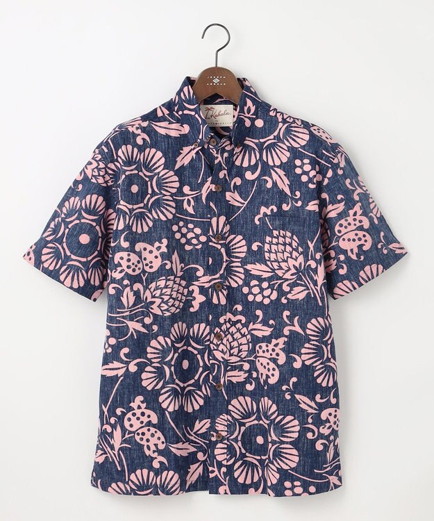 JOSEPH ABBOUD 【老舗アロハシャツブランドとコラボ・限定色あり】カハラアロハ シャツ ピンク系7