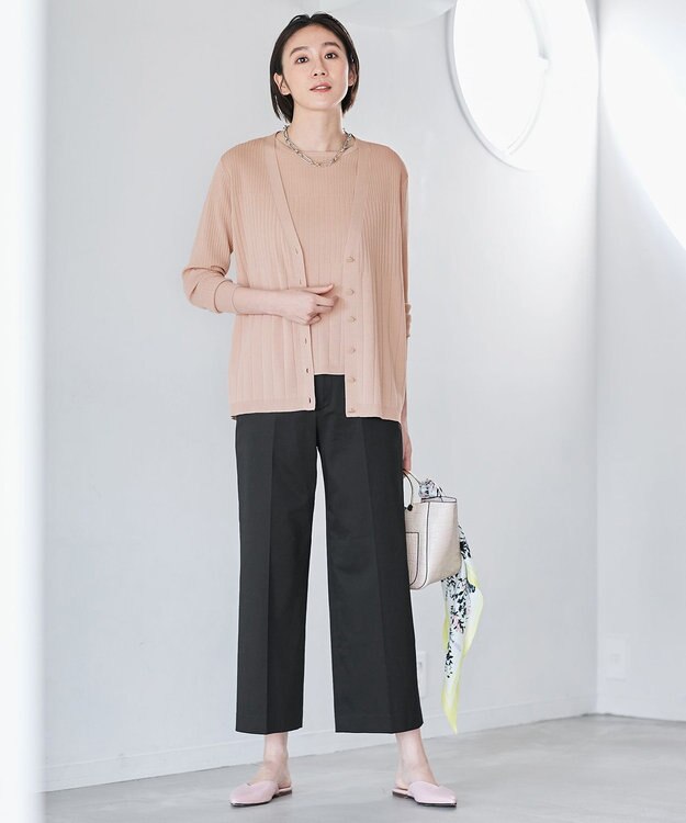 自由区 【CORSO ROMA】フラット ミュール ピンク系