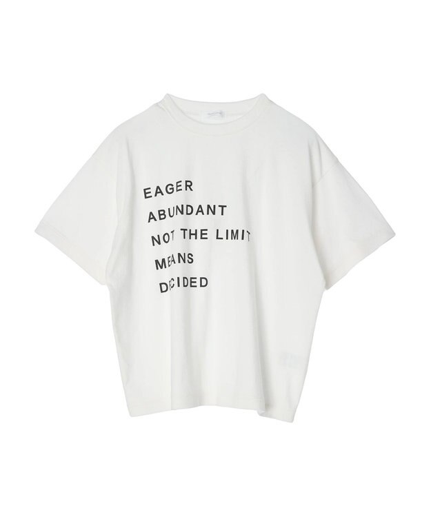 Green Parks ５段ロゴボックスＴシャツ Off White