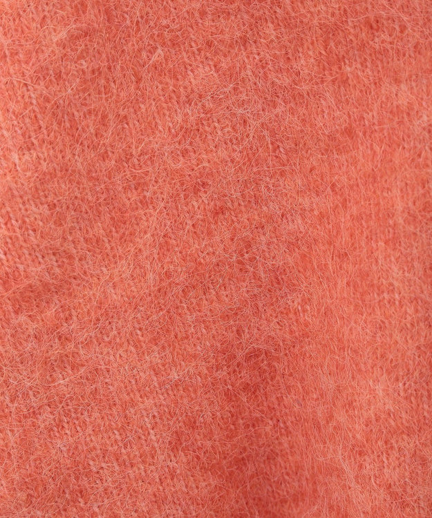 Green Parks 毛ふきシャギーＶネックカーディガン Orange