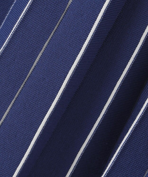 自由区 【洗える/マルチWAY】コットンアセテートニットセットアップ ダルブルー系1