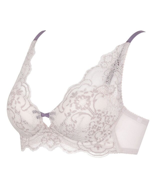 WACOAL 【重力に負けないバストケアBra】 ノンワイヤー バストを重力から守る まる胸キープ ラクなつけごこち サイドのラインすっきり ブラジャー レディース BRA184 /ワコール チャコールグレー