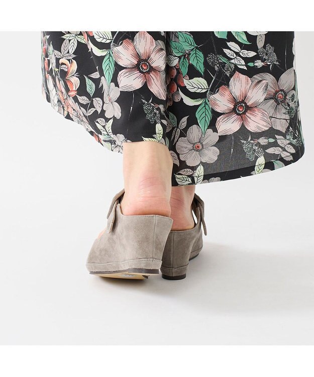 MODE ET JACOMO <D'ICI>ビジューモチーフTストラップサンダル グレースエード