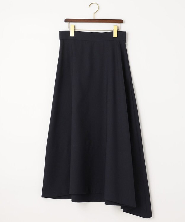 自由区 【Class Lounge】Ｗクロス スカート ネイビー系