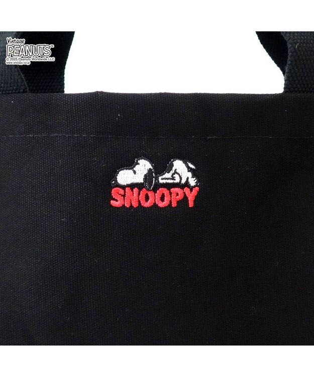 ROOTOTE 0694【直営店限定：スヌーピー】IP.デリ.パルーティ.ピーナッツ-RTG 02：ブラック