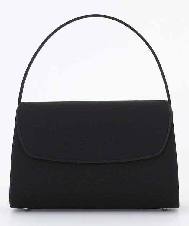 自由区 FORMAL 【日本製】米沢織 インナーマグネット ハンドバッグ ブラック系