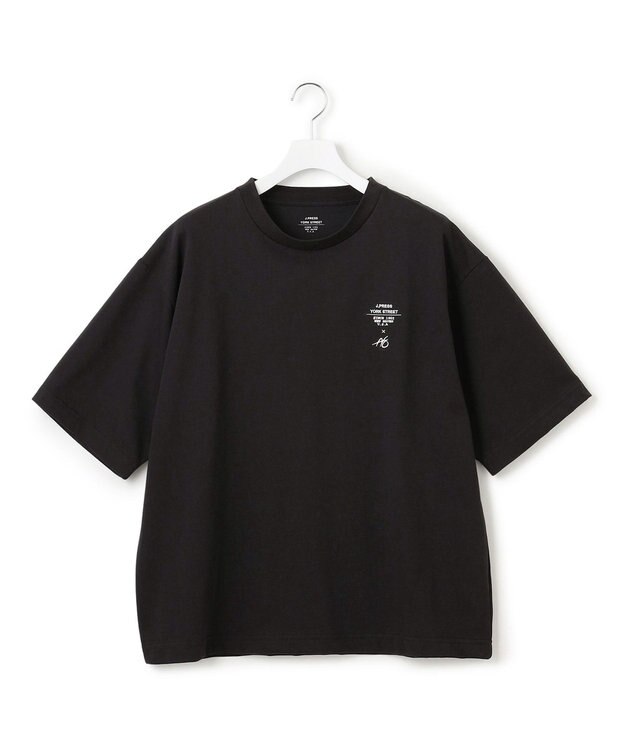 J.PRESS YORK STREET 【UNISEX】【NAO YSHIHARAコラボ】MAIKO グラフィック Tシャツ ブラック系