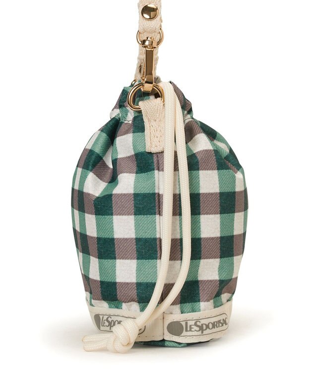 LeSportsac DRAWSTRING BUCKET CHARM/フォレストギンガム フォレストギンガム