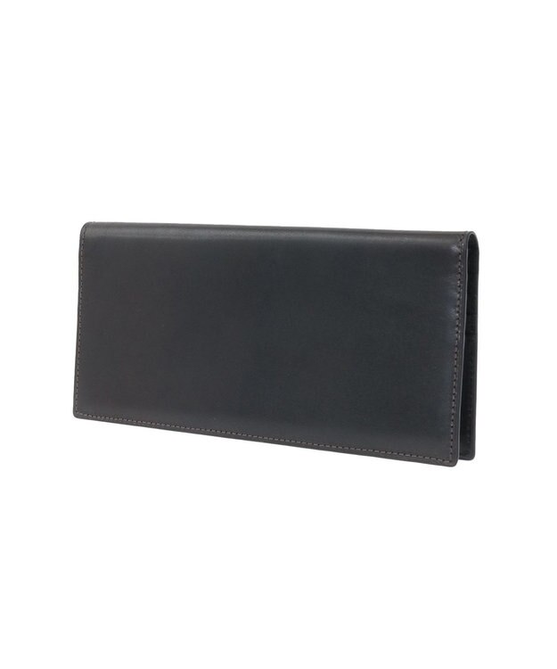 genten スクエアウォレット キップレザー長財布 ノウチャ