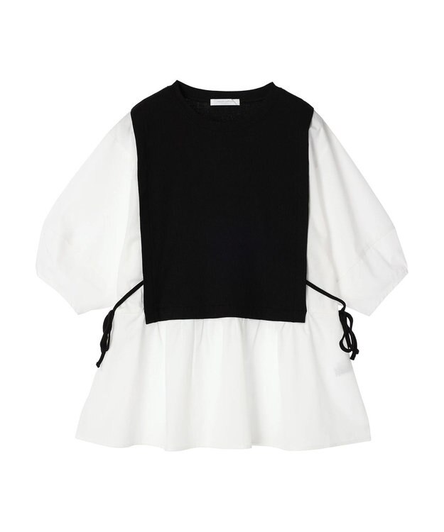 Green Parks テレコドッキングチュニック Black