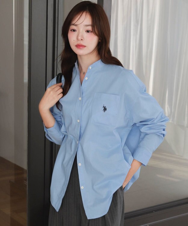 WEGO 【26年春新色登場★】USPOLOBIGシャツ 柄5