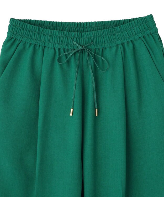 YECCA VECCA 【UVカット】サラサライージーテーパードパンツ Green