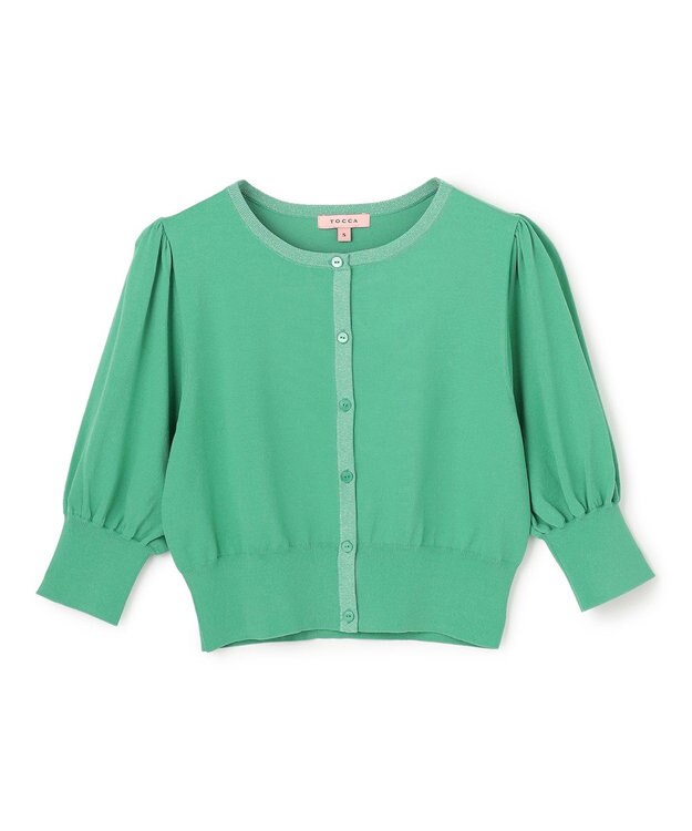 TOCCA 【鈴木ゆうかさん着用】BALOON カーディガン グリーン系