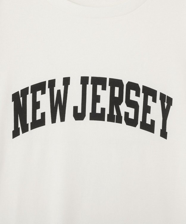AMERICAN HOLIC カレッジロゴレースドッキングＴシャツ Off White